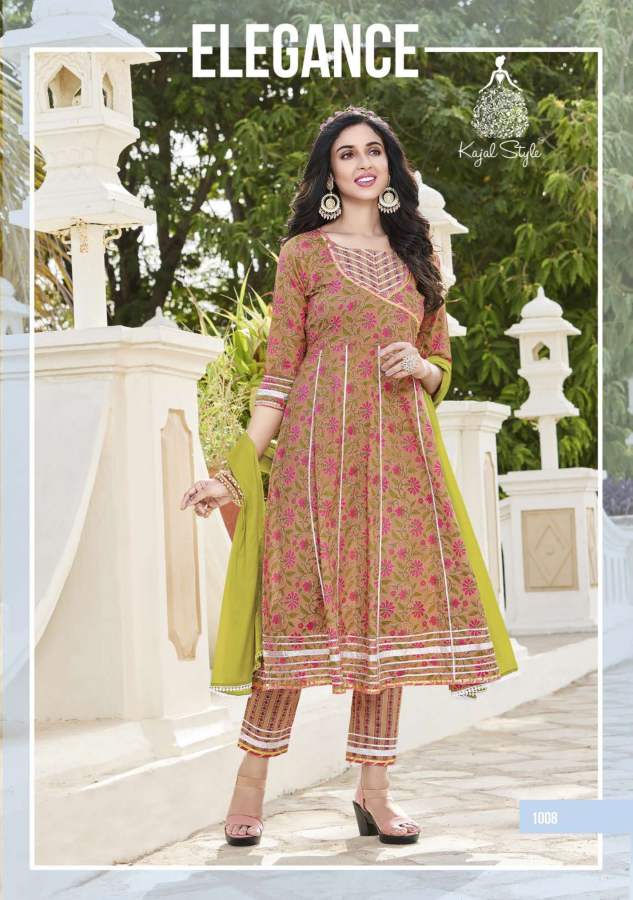 Glam Look 1 New Latest Designer Exclusive Wear Kurti Pant And Dupatta Readymade Collection